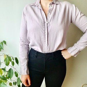 Everlane Women's Linen Relaxed Shirt in Purple
